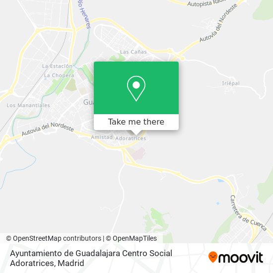Ayuntamiento de Guadalajara Centro Social Adoratrices map