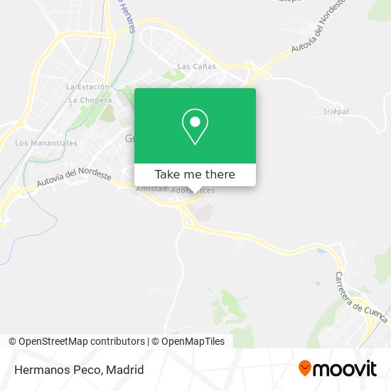 Hermanos Peco map