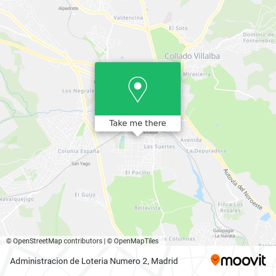 Administracion de Loteria Numero 2 map