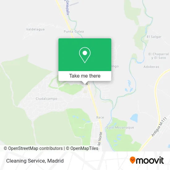 Cleaning Service map