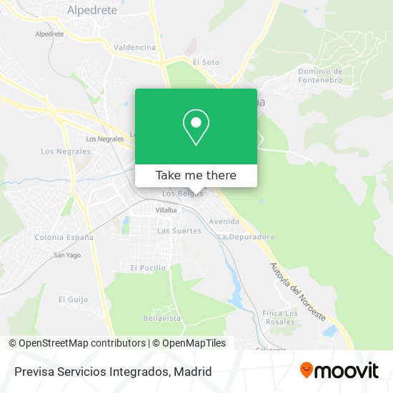 Previsa Servicios Integrados map