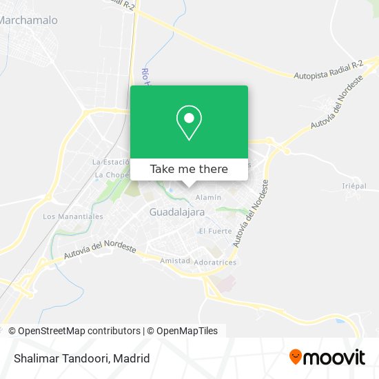 mapa Shalimar Tandoori