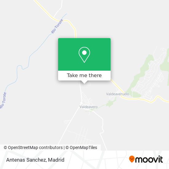 Antenas Sanchez map