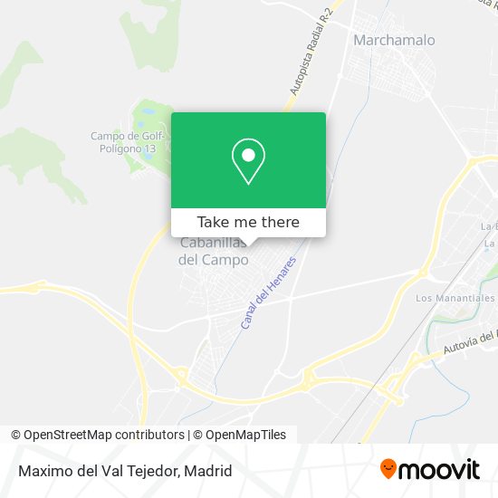 Maximo del Val Tejedor map