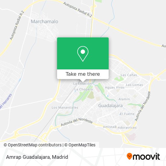 mapa Amrap Guadalajara