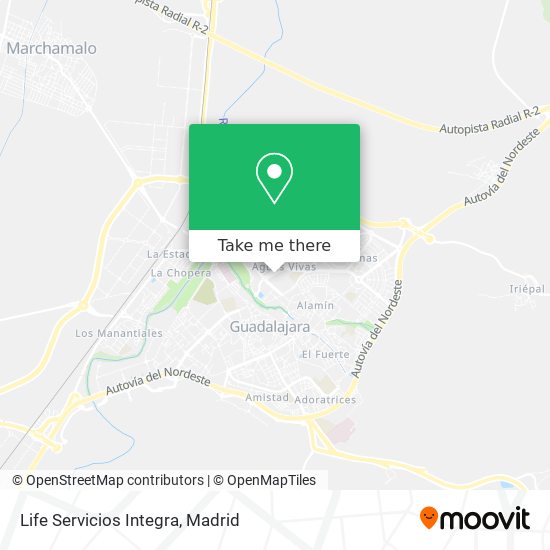 Life Servicios Integra map