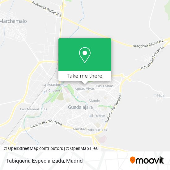 Tabiqueria Especializada map