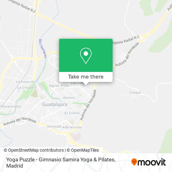 Yoga Puzzle - Gimnasio Samira Yoga & Pilates map