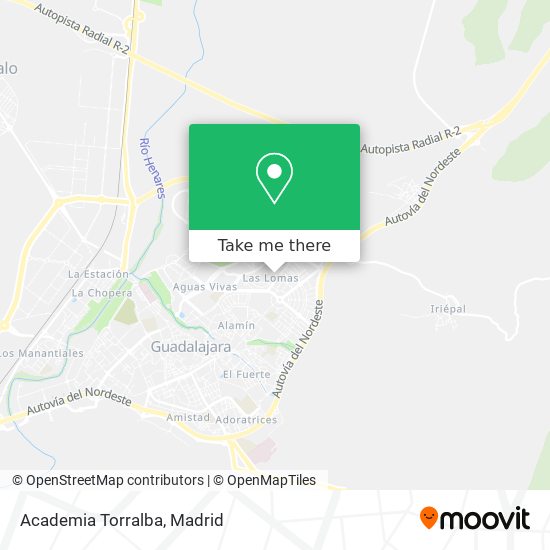 mapa Academia Torralba