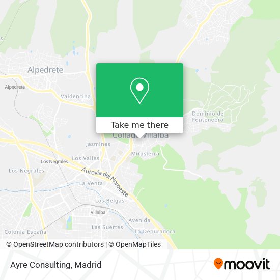 Ayre Consulting map