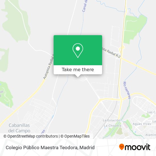 mapa Colegio Público Maestra Teodora