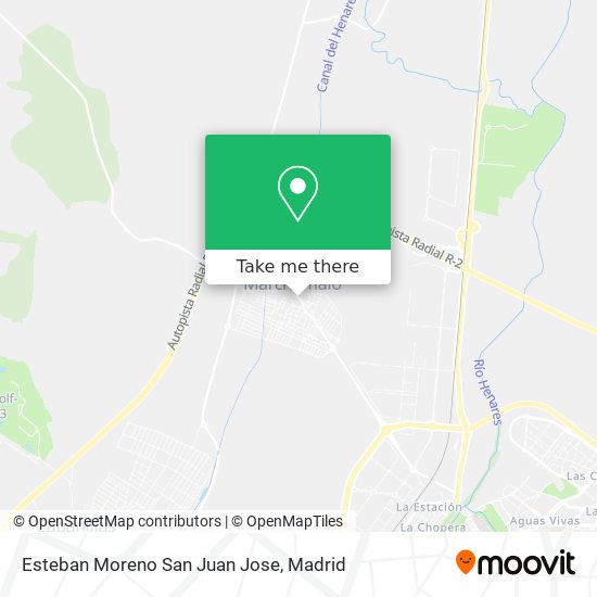 Esteban Moreno San Juan Jose map