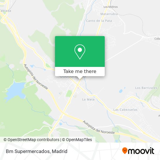 Bm Supermercados map