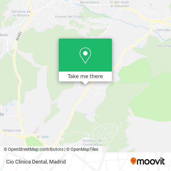 mapa Cio Clinica Dental