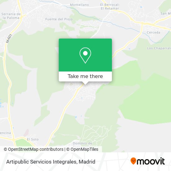 Artipublic Servicios Integrales map