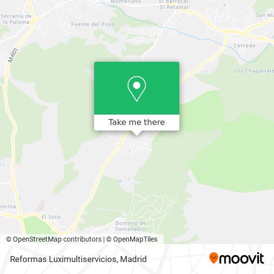 Reformas Luximultiservicios map