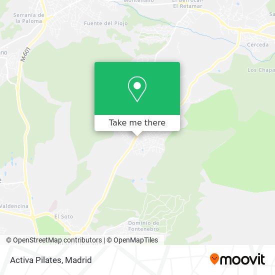 Activa Pilates map