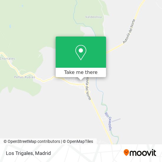Los Trigales map