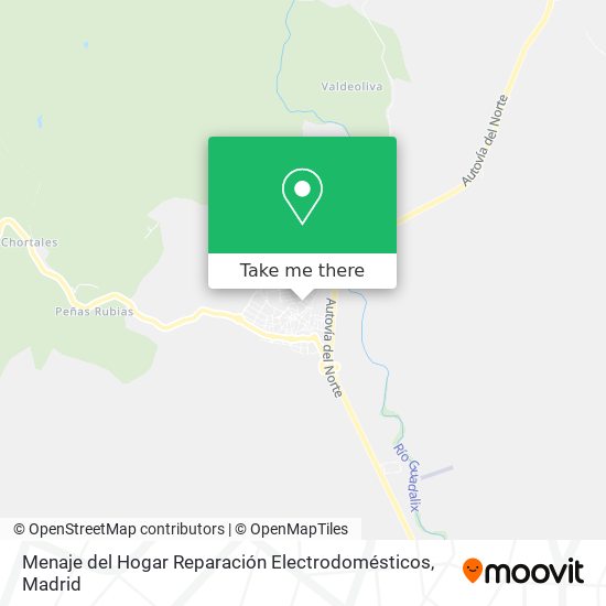 Menaje del Hogar Reparación Electrodomésticos map