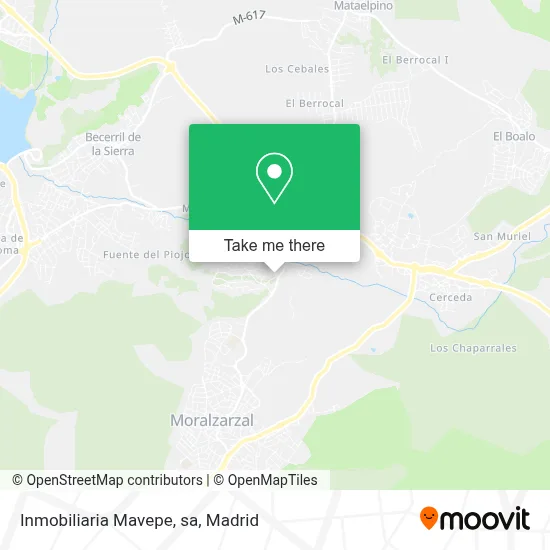 Inmobiliaria Mavepe, sa map