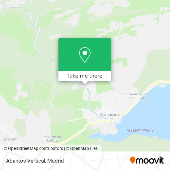 mapa Abantos Vertical