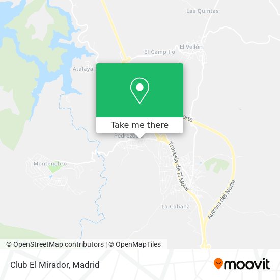 Club El Mirador map