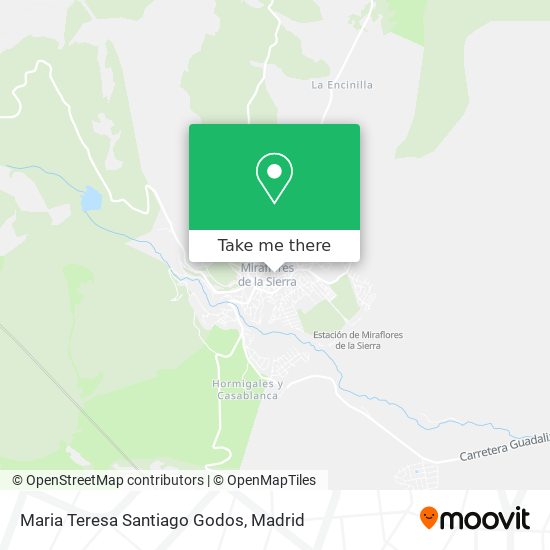 mapa Maria Teresa Santiago Godos