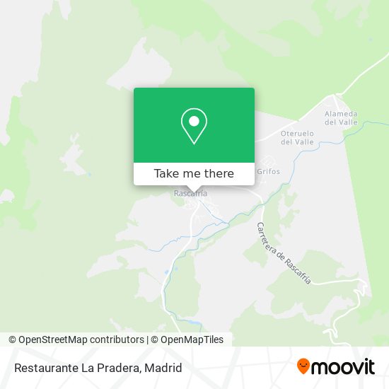 Restaurante La Pradera map