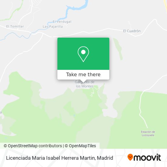 Licenciada Maria Isabel Herrera Martin map