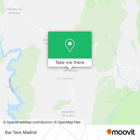 Bar Tere map