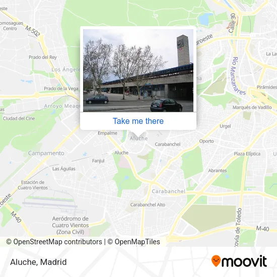 Aluche map