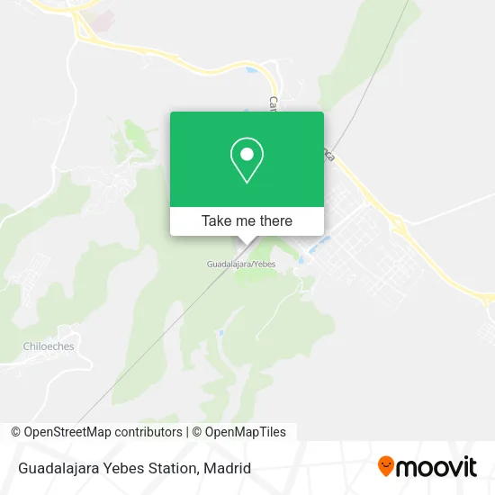 Guadalajara Yebes Station map