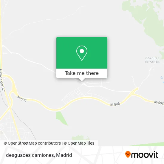 desguaces camiones map