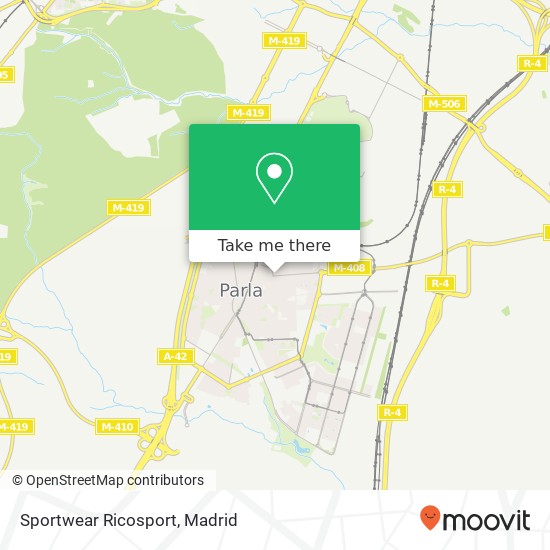 Sportwear Ricosport map