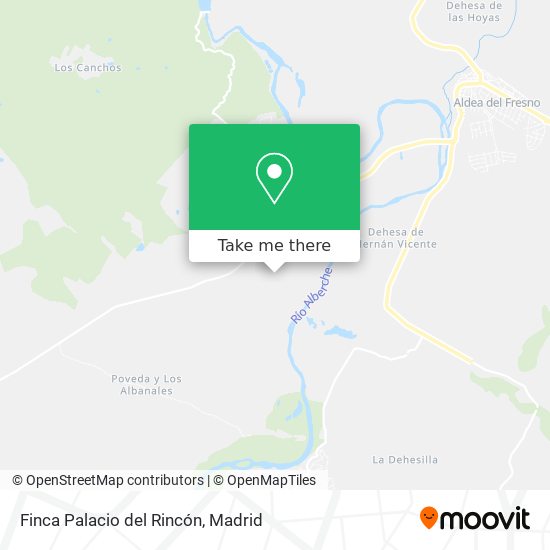 Finca Palacio del Rincón map