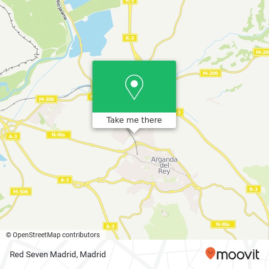 Red Seven Madrid map