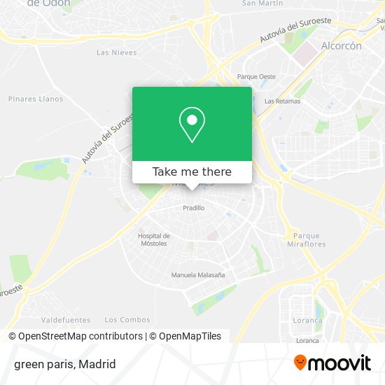 mapa green paris