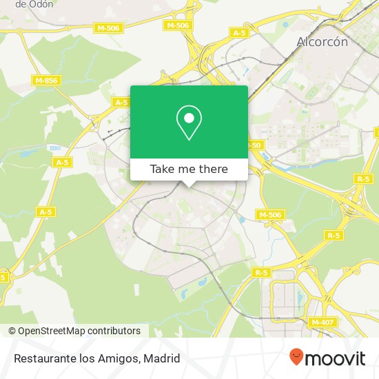 Restaurante los Amigos map