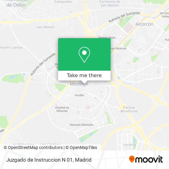 Juzgado de Instruccion N 01 map