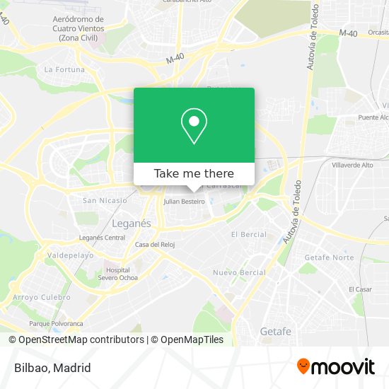 mapa Bilbao