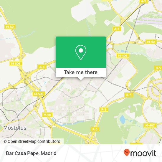 Bar Casa Pepe map