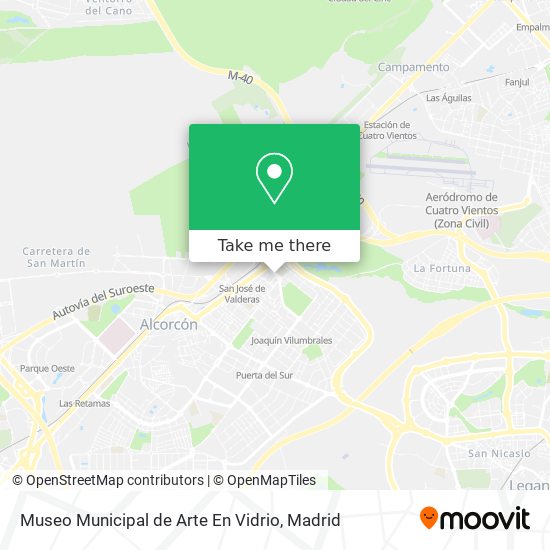 mapa Museo Municipal de Arte En Vidrio
