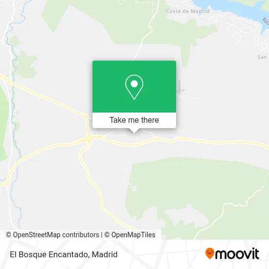 El Bosque Encantado map