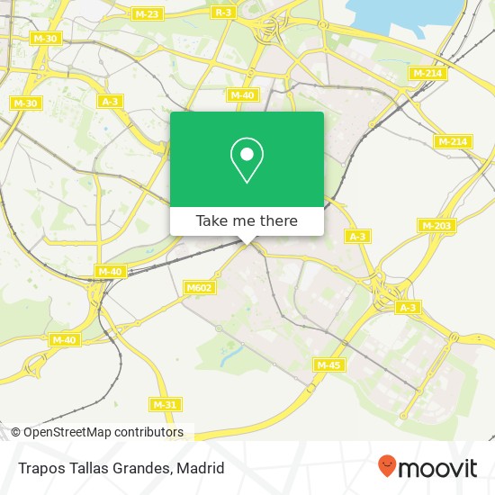 Trapos Tallas Grandes map