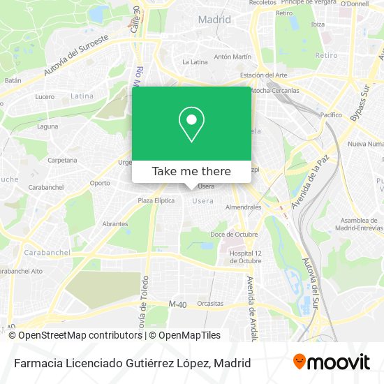 Farmacia Licenciado Gutiérrez López map