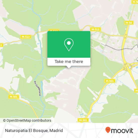 Naturopatia El Bosque map