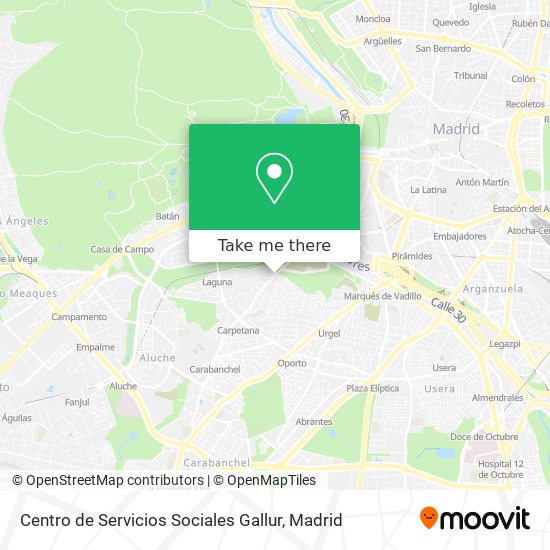 Centro de Servicios Sociales Gallur map