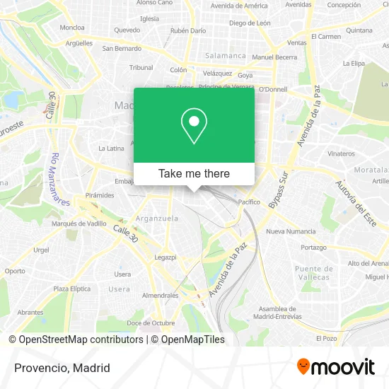 Provencio map