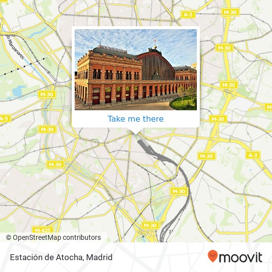 Estación de Atocha map