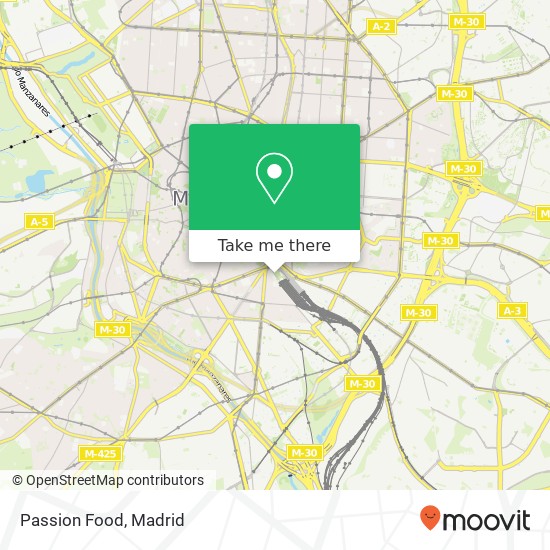 Passion Food map